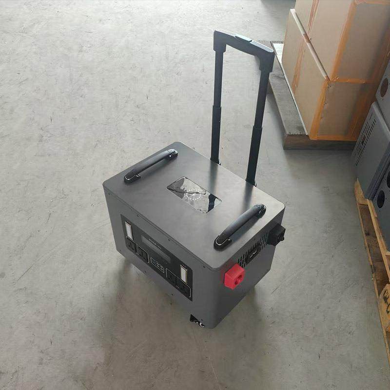 新款拉杆式储能池舱带池轮子卧储PCW能电源主电机壳不锈钢电外壳