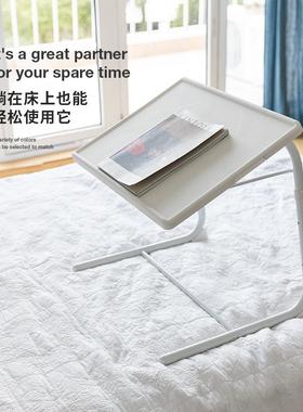 叠脑桌床边桌简约桌卧懒人桌升降桌用五合一室电脑DSD桌TVT电ab折