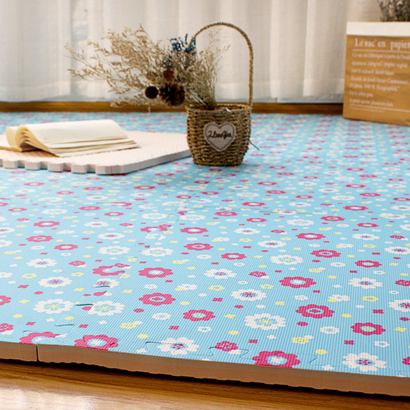 出口木纹泡沫拼接地板垫拼图榻榻米客厅卧室儿童爬行垫加厚60x60,居家布艺,家用脚垫,淘宝优惠券,粉丝福利购,淘宝优惠卷