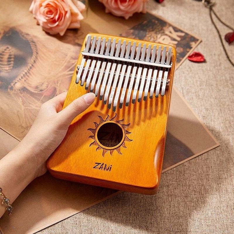 zani拇指琴17音卡林巴琴桃花芯手指钢琴小众乐器五指琴实木21音,乐器/吉他/钢琴/配件,卡林巴/拇指琴,淘宝优惠券,粉丝福利购,淘宝优惠卷