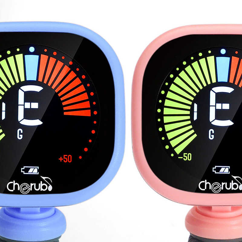 小天使吉他调音器专用电子自动充电尤克里里民谣古典调弦器夹式