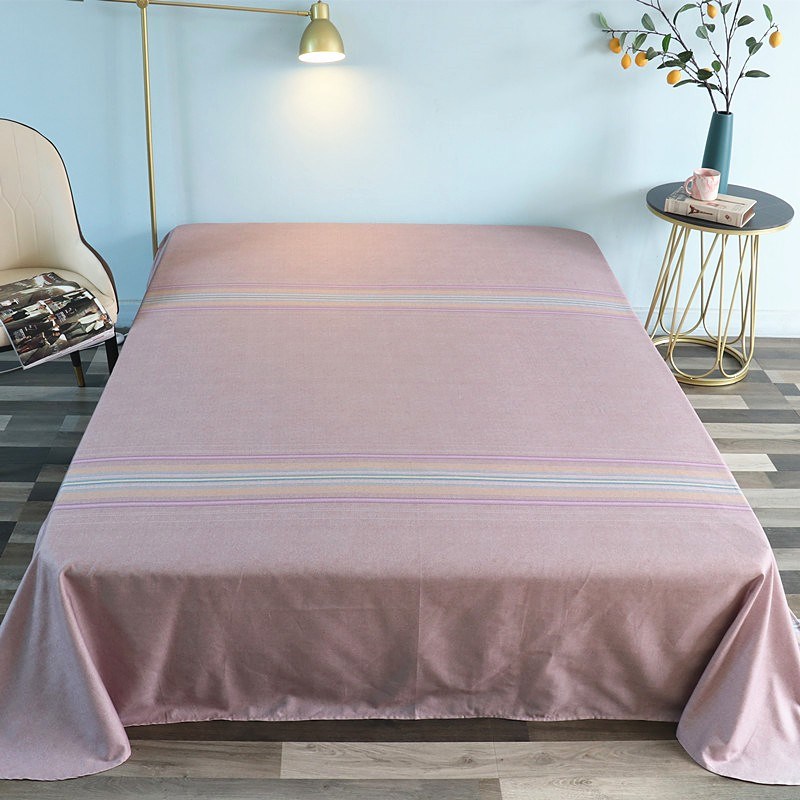 60支全棉磨毛床单单件纯棉被单秋冬高端长绒棉磨毛床单金太阳面料