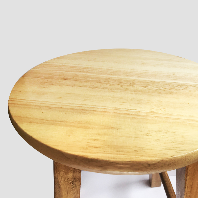 实木高脚凳酒吧台椅高凳子家用45 50cm公分厘米 木凳子圆凳吧台凳