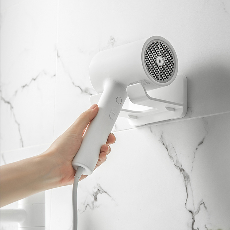 吹风机置物架免打孔家用风筒收纳挂架子浴室卫生间壁挂电吹风支架
