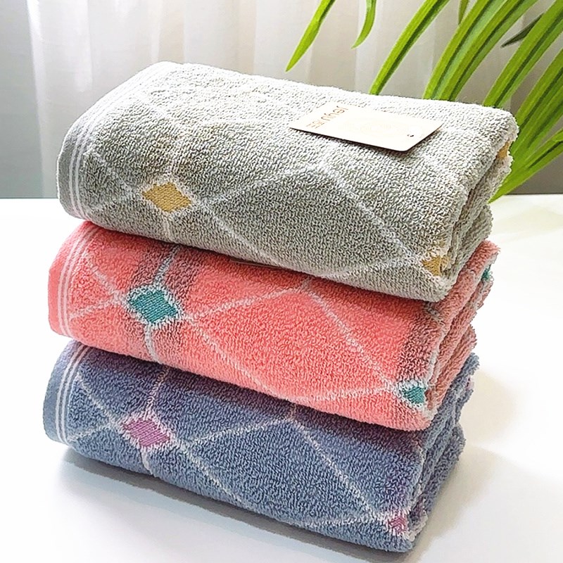 洁玉纯棉提花加厚毛巾全棉成人男女家用洗脸毛巾套装柔软吸水A类