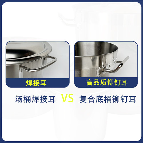 特厚复合底不锈钢汤桶加厚带盖大容量汤锅炖锅煲汤电磁炉通用包邮