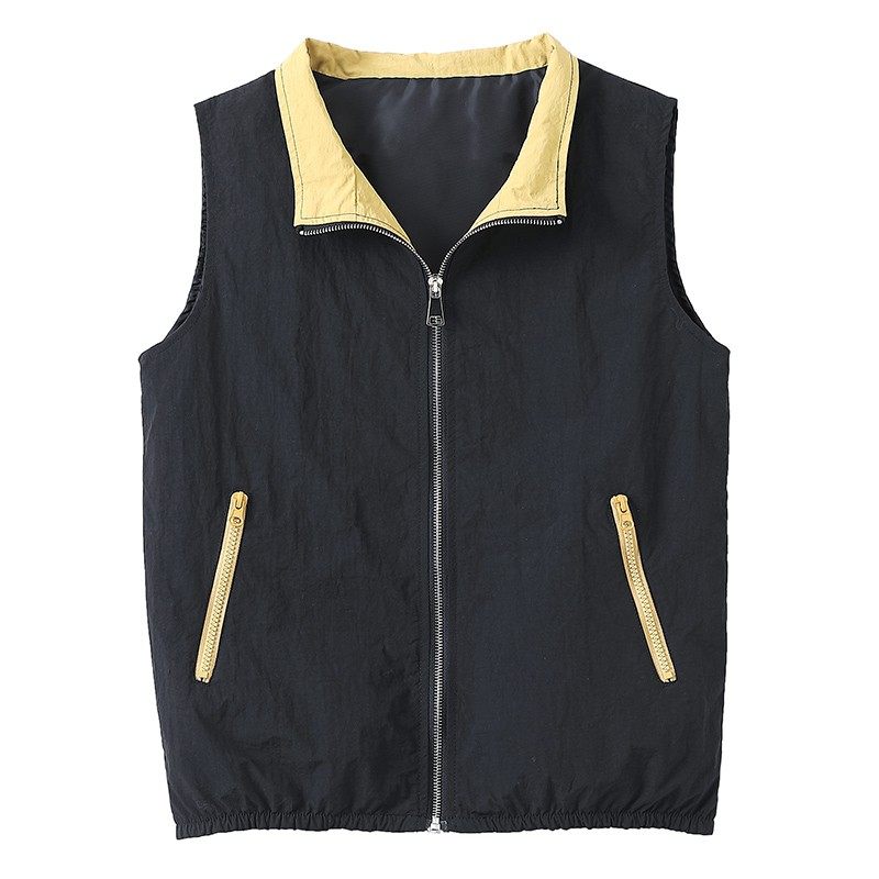 马甲女春秋短款休闲风薄款背心中年妈妈洋气百搭大码女士外穿马夹