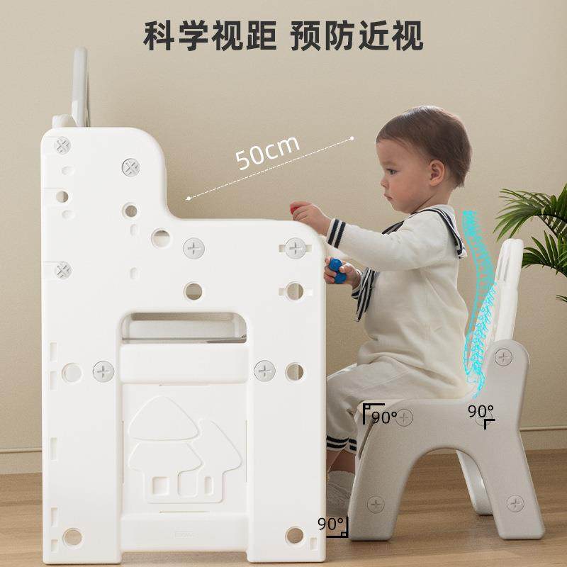 儿童学习桌椅子套装家用可升降书桌书柜一体组合宝宝幼儿早教专用