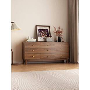 新中式实角木梳妆台QGR卧室简柜约现床尾斗一体化妆桌小户型代转