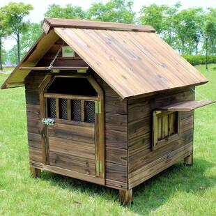 狗室窝内防雨冬季保狗室gWPnJDRE屋外宠物狗房子木质防水别墅暖狗