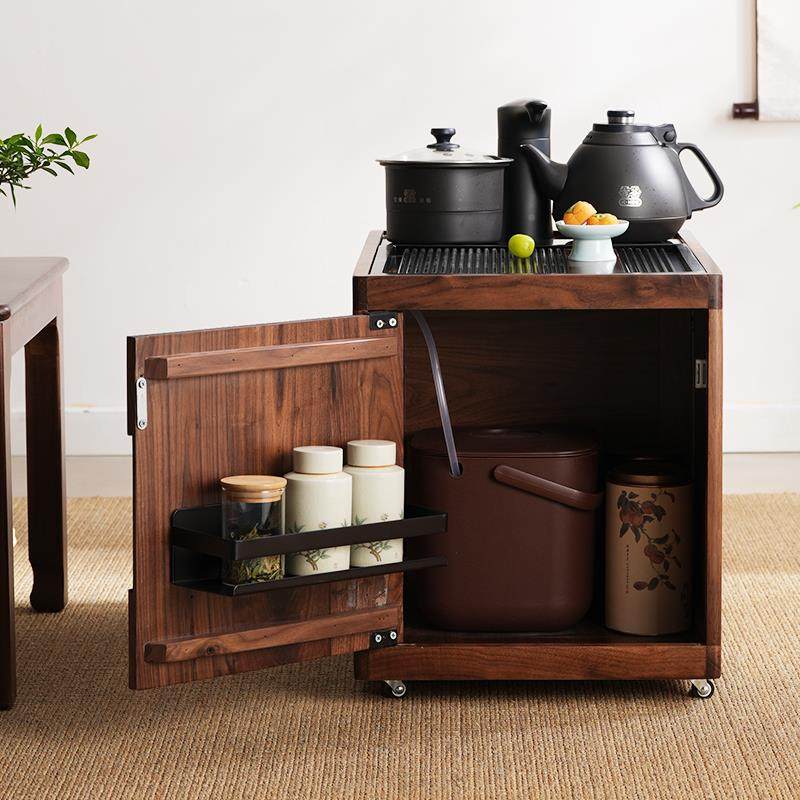 A5北美黑胡桃L边柜中几古茶几推车带轮移动边柜沙北美黑胡发边几,住宅家具,角几/边几,淘宝优惠券,粉丝福利购,淘宝优惠卷