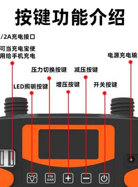 皮划艇SUP桨板冲浪冲锋舟高电动蓄充气泵车压载12板v电6FHV000打