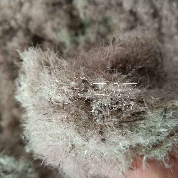 大型商用鸡毛鹅毛鸭毛粉碎机 羽毛打绒机毛梗粉碎机