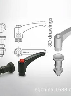 El槽esna616Gater伊莉莎冈特GN1804.2带锁紧螺母带螺