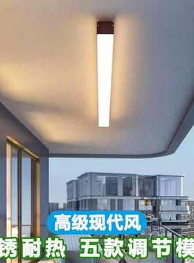 户外YYR长条庭院吸顶灯防水防露蚊虫L台ED露台长阳光房加大方形壁
