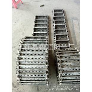 冲FRB孔形状长传形的链板式提升上料链孔机爬坡式板送设备