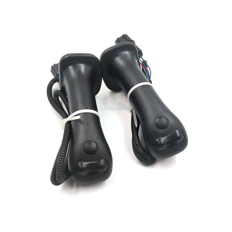 掘机配件DX斗山DH大宇2925-/21-IES9操纵杆5手柄胶三按钮带插挖头