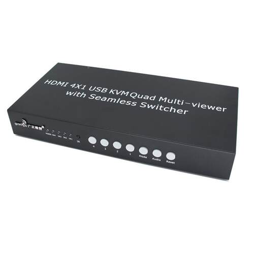 广正HDMI分H割同器步器GZ-HD4014进1出DMI分器4口DNF同步地下城勇