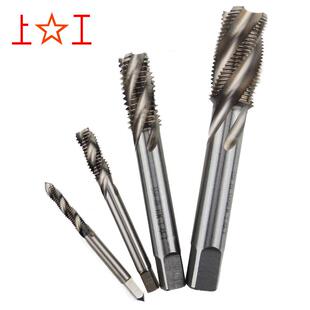 上工高钒高速钢螺旋机用丝锥孔牙攻细芽丝槽攻M3456ZWY78盲10