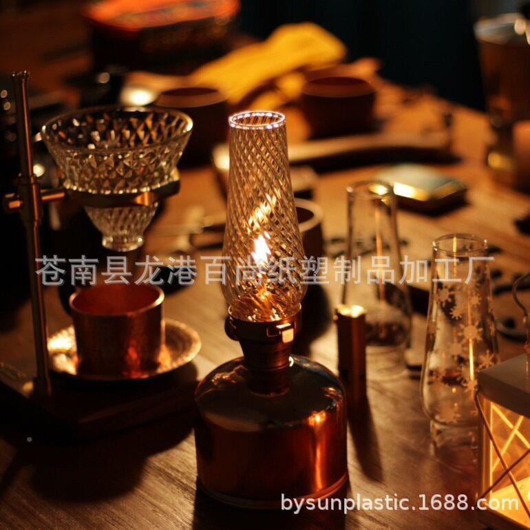 灯户外灯玻璃灯罩换罩氛围灯气烛灯替玻璃营地JHB灯替换罩