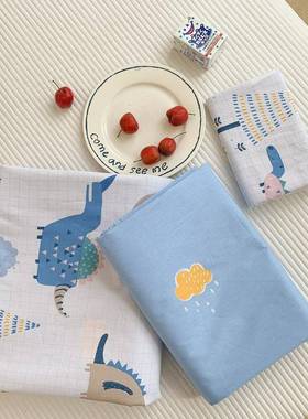 可爱棉床上用品四件笠套OOF纯100全棉通卡宿舍床单三件套儿童床被