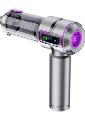 车刷载吸器尘器无电机液晶OJM显风示屏电量吸尘手持吸吹一体鼓机