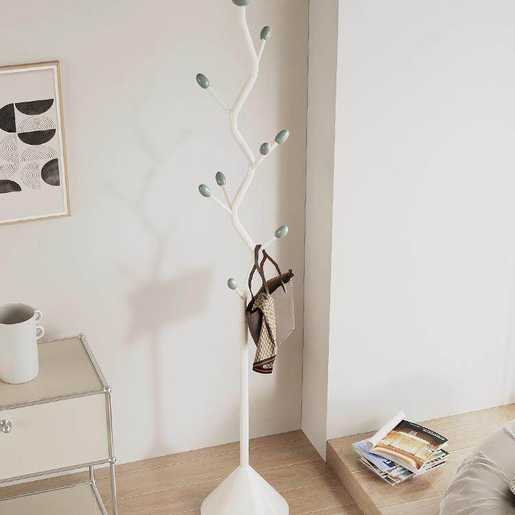 奶油风挂架落衣地卧室铁艺简立挂包入户小式型收纳易家PUD用衣帽