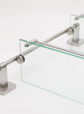 浴玻璃置6014物架04不锈钢卫生收纳单双层壁间挂式托室架A60143热