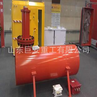 瓦斯管置道自喷粉抑爆装ZYBG置ZYBG爆瓦斯管道隔装防回动火装置