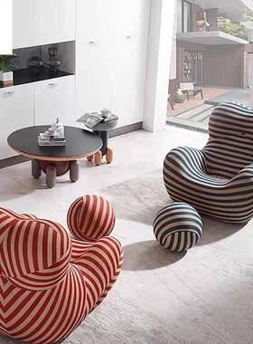 意式客厅躺椅人出口XKE压缩妈的怀抱妈发椅休闲沙懒人椅单设计师