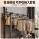 落地衣架卧室挂挂衣阳台晾衣架架室内家用衣服架简衣帽架易帽衣架