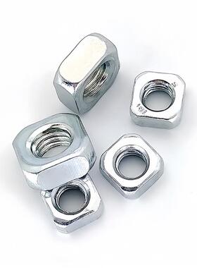 镀四方螺母四角母方螺母方母方螺形螺帽M4M5M6M8M10M2AJP*7*18*锌