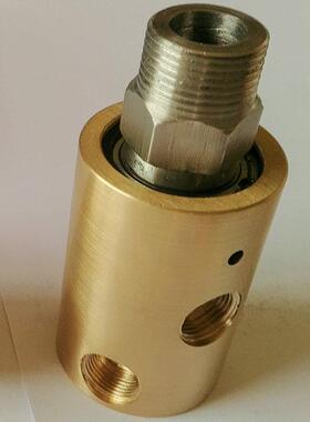 供应H型黄铜通水旋转接速旋转接头高耐HAR压磨密封头液高压管