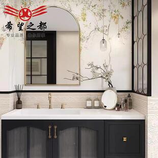 台法式复0古海基厂标布瓷砖1卫生间花砖30x200厨房阳墙砖地板砖凝