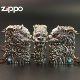Zippo芝宝 饕鬄神兽盔甲煤油打火机防风复古创意收藏礼品