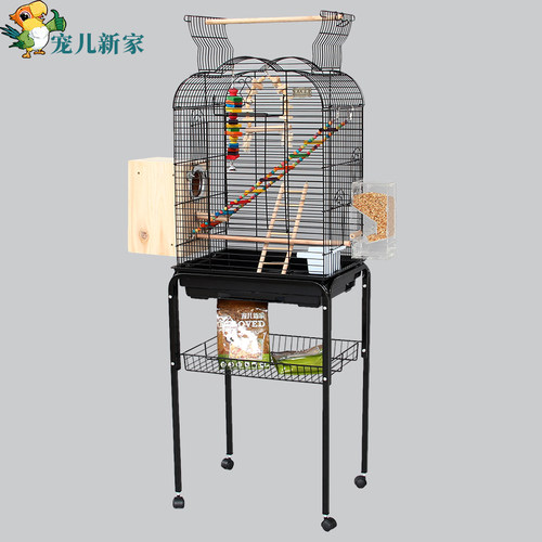 新款大型鹦鹉鸟笼子 大号巨型超大别墅鹦鹉笼子 八哥玄凤繁殖笼子