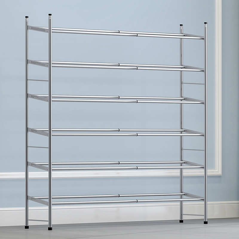 简易鞋架可伸缩家用多层经济型省空间宿舍鞋柜门口防尘收纳架子