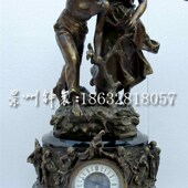 铜座钟 老式 饰 机械古钟 样板间钟 客厅装 欧式 家居 钟表 发条上弦