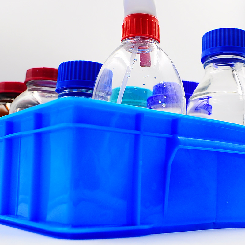 方格试剂瓶整理箱 塑料分隔箱 塑料隔断托盘搬运箱分件零件收纳盒