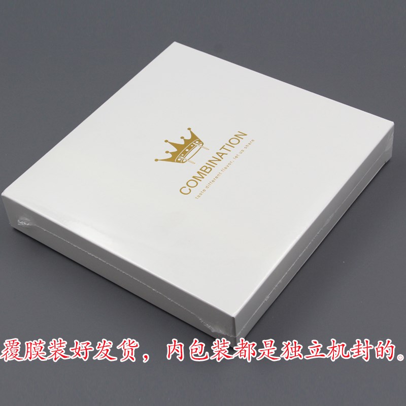 定制礼盒生日蛋糕塑料水滴刀叉盘套装一次性组合刀叉蜡烛碟帽餐具