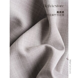 小耳出品【有弹力哦】夏季松紧腰抽绳竹节肌理裤休闲百搭直筒裤