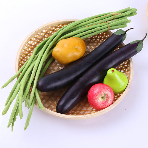 农家竹编圆簸箕水果圆盘特色食品馒头筐点心篮托盘餐具厨房鸡蛋篮