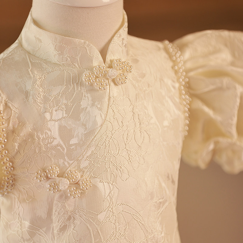 女童旗袍夏季改良中式周岁礼服女宝宝小女孩连衣裙儿童演出服高级,童装/婴儿装/亲子装,儿童礼服,淘宝优惠券,粉丝福利购,淘宝优惠卷