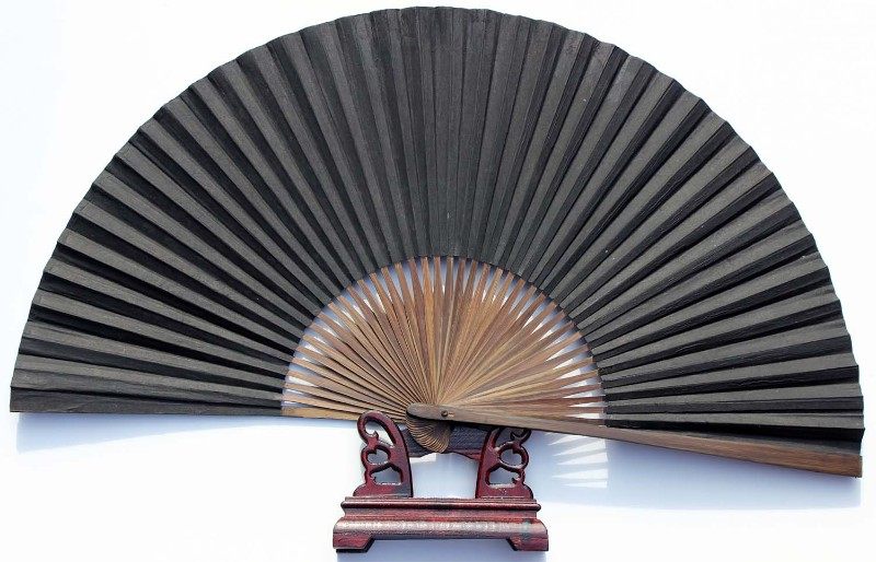 仙宝传统绍兴黑纸扇子毛全本黑纸扇子 手工工艺折扇,居家日用,扇子,淘宝优惠券,粉丝福利购,淘宝优惠卷