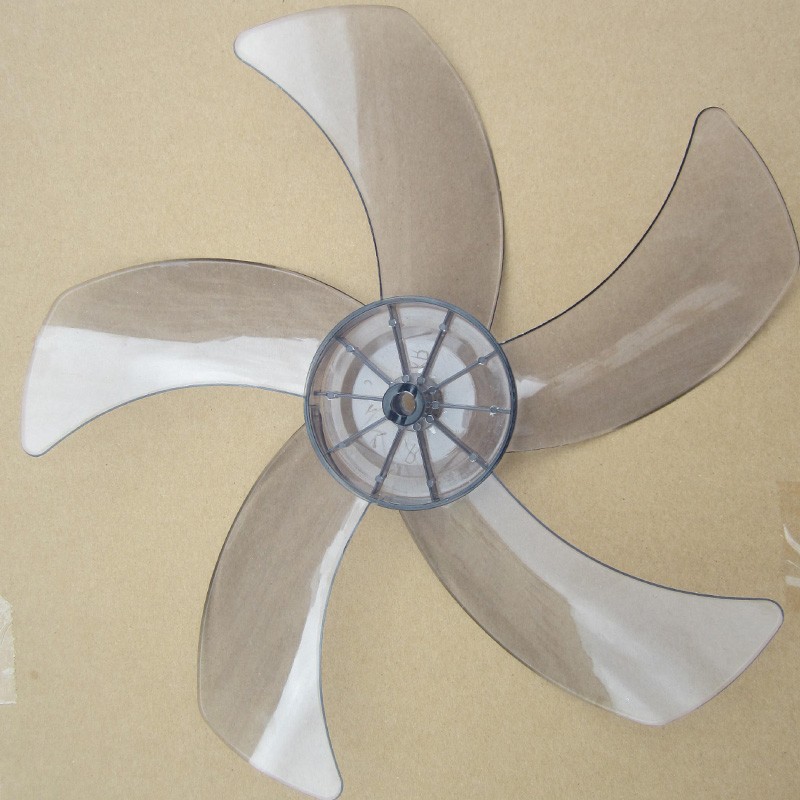 适用台式落地扇12寸5片叶扇叶片 全圆孔壁扇300mm电风扇扇叶配件