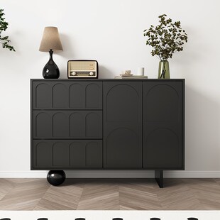 实木法式复古中古风卧室斗柜客厅靠墙玄关储物收纳边柜轻奢高级感