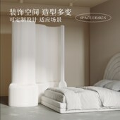 十八纸屏风隔断客厅简约可折叠移动活动展会展览商用办公室背景墙