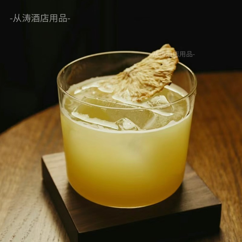 日式超薄玻璃杯阔口杯鸡尾酒杯特调咖啡杯威士忌杯烈酒杯调酒杯子