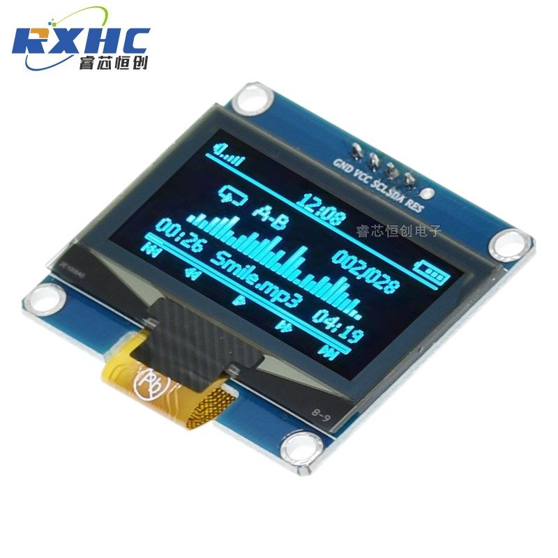 1.54寸OLED显示屏12864液晶屏4针IIC接口 百分百检测低功耗蓝/白,电子元器件市场,OLED,淘宝优惠券,粉丝福利购,淘宝优惠卷