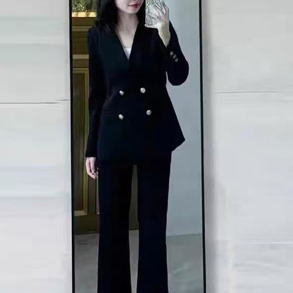 黑色西装外套女正装2026